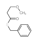 1-benzylsulfanyl-3-methoxy-propan-1-one Structure