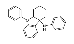 1-Anilino-1-phenyl-2-phenoxycyclohexan Structure