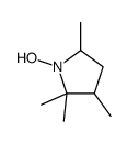 1-hydroxy-2,2,3,5-tetramethylpyrrolidine结构式