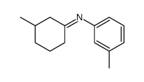 3-methyl-N-(3-methylphenyl)cyclohexan-1-imine结构式