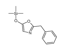 (2-benzyl-1,3-oxazol-5-yl)oxy-trimethylsilane结构式