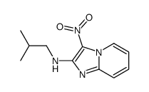 N-(2-methylpropyl)-3-nitroimidazo[1,2-a]pyridin-2-amine结构式