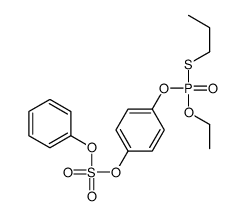 [4-[ethoxy(propylsulfanyl)phosphoryl]oxyphenyl] phenyl sulfate结构式