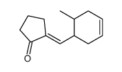 2-[(6-methylcyclohex-3-en-1-yl)methylidene]cyclopentan-1-one结构式