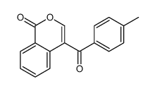 4-(4-methylbenzoyl)isochromen-1-one结构式