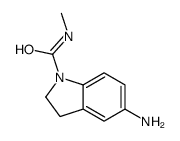 5-amino-N-methyl-2,3-dihydroindole-1-carboxamide结构式