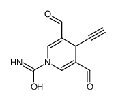 4-ethynyl-3,5-diformyl-4H-pyridine-1-carboxamide结构式