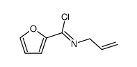 N-allyl-furan-2-carboximidoyl chloride结构式