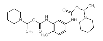 Carbamic acid,(4-methyl-1,3-phenylene)bis-, bis[1-(1-piperidinyl)ethyl] ester (9CI) picture