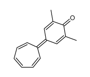 4-Cycloheptatrienyliden-2,6-dimethyl-cyclohexadienon结构式