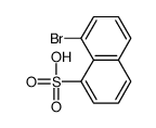 8-bromonaphthalene-1-sulfonic acid structure