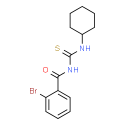 2-bromo-N-[(cyclohexylamino)carbonothioyl]benzamide Structure