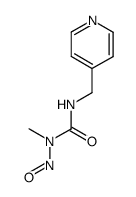1-methyl-1-nitroso-3-(4-pyridylmethyl)urea Structure