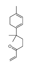 6-methyl-6-(4-methylcyclohexa-1,3-dien-1-yl)hept-1-en-3-one结构式