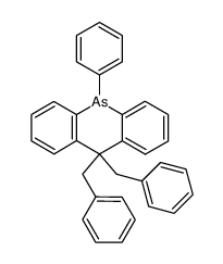 10,10-dibenzyl-5-phenyl-5,10-dihydro-acridarsine Structure