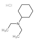 cyclohexyldiethylammonium chloride Structure