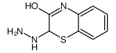 2-hydrazinyl-4H-1,4-benzothiazin-3-one结构式