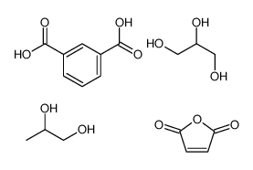 benzene-1,3-dicarboxylic acid,furan-2,5-dione,propane-1,2-diol,propane-1,2,3-triol Structure