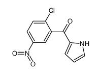 (2-chloro-5-nitro-phenyl)-(1H-pyrrol-2-yl)-methanone Structure