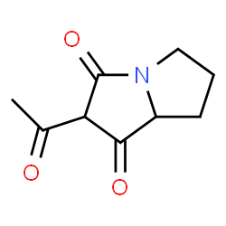 1H-Pyrrolizine-1,3(2H)-dione,2-acetyltetrahydro-(9CI)结构式