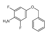 2,6-difluoro-4-phenylmethoxyaniline结构式