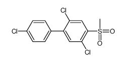 4-methylsulfonyl-2,4',5-trichlorobiphenyl Structure
