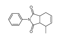 4-methyl-2-phenyl-3a,4,7,7a-tetrahydroisoindole-1,3-dione结构式