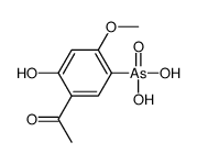 (5-acetyl-4-hydroxy-2-methoxyphenyl)arsonic acid Structure