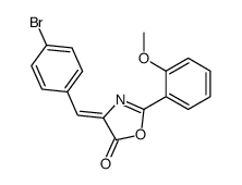 4-[(4-bromophenyl)methylidene]-2-(2-methoxyphenyl)-1,3-oxazol-5-one Structure