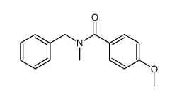 N-benzyl-4-methoxy-N-methylbenzamide Structure