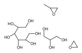 (2R,3R,4R,5S)-hexane-1,2,3,4,5,6-hexol,2-methyloxirane,oxirane,propane-1,2,3-triol Structure