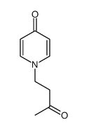 1-(3-oxo-butyl)-1H-pyridin-4-one Structure