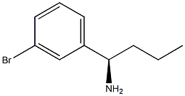 (1R)-1-(3-BROMOPHENYL)BUTYLAMINE结构式