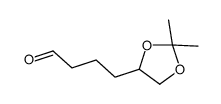 4-(2,2-dimethyl-1,3-dioxolan-4-yl)butanal Structure