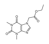 ethyl 2-(1,3-dimethyl-2,6-dioxo-2,3-dihydro-1H-purin-7(6H)-yl)acetate结构式