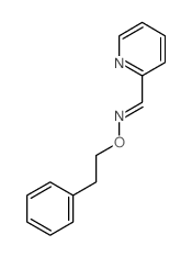 N-phenethyloxy-1-pyridin-2-yl-methanimine structure