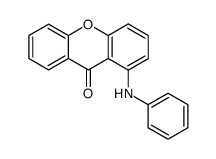 1-anilino-xanthen-9-one结构式