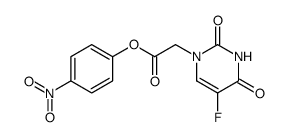 1-(carboxymethyl)-5-fluorouracil p-nitrophenyl ester Structure