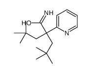 2-(2,2-dimethylpropyl)-4,4-dimethyl-2-pyridin-2-ylpentanamide Structure