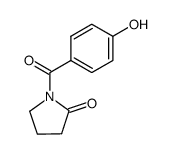 1-(4-hydroxybenzoyl)-2-pyrrolidine Structure