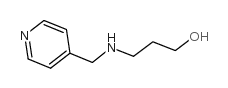 3-(pyridin-4-ylmethylamino)propan-1-ol Structure