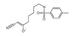 (Z)-1-diazonio-7-[(4-methylphenyl)sulfonylamino]hept-1-en-2-olate Structure