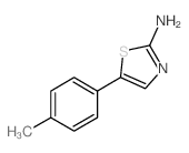 5-(P-TOLYL)THIAZOL-2-AMINE structure