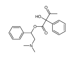 [2-(dimethylamino)-1-phenylethyl] 2-hydroxy-3-oxo-2-phenylbutanoate结构式