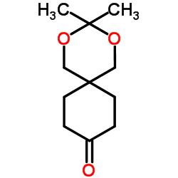 3,3-Dimethyl-2,4-dioxaspiro[5.5]undecan-9-one结构式