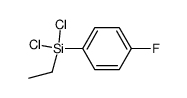 (dichloro)(ethyl)(4-fluorophenyl)silane Structure