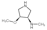 3-Pyrrolidinamine,4-methoxy-N-methyl-,(3R-cis)-(9CI)结构式
