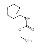 2-Norbornanecarbamic acid, ethyl ester structure