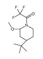 1-[(2S,4R)-4-tert-butyl-2-methoxypiperidin-1-yl]-2,2,2-trifluoroethanone结构式