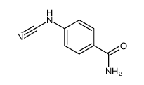 Benzamide, 4-(cyanoamino)- (9CI) structure